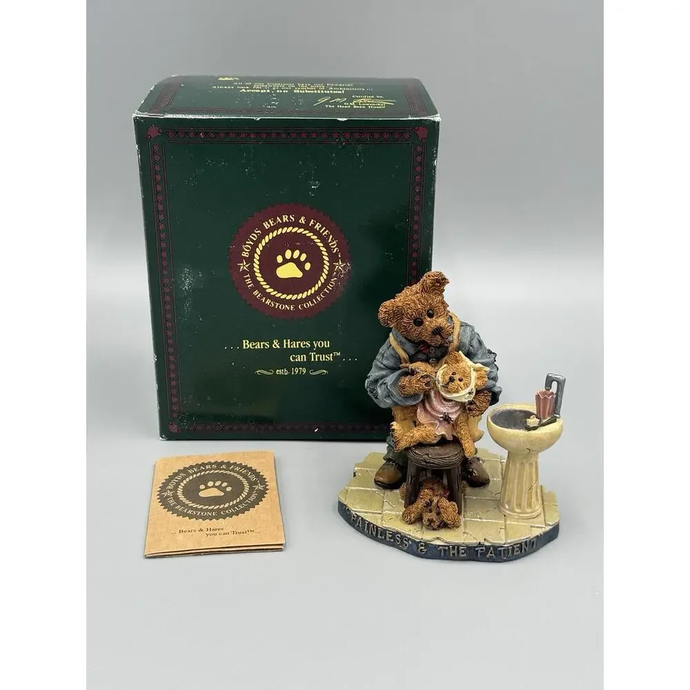 1998 Boyds Bears Feldman D and Dooley Painless and Patient Figurine 227710